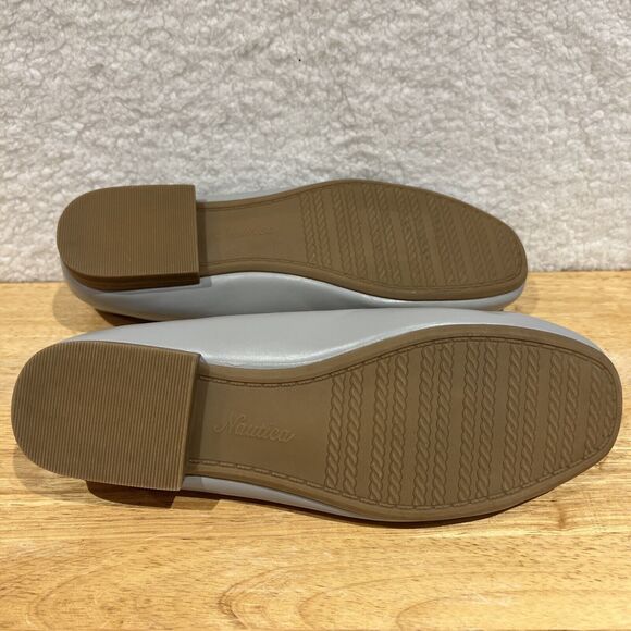 Nautica Balletcore Flats w/ Bow Women's Sz 9 Shoes Dusty Blue Gray Classiccore - Picture 13 of 16